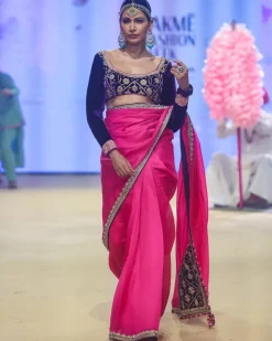 Johari Gulabi Gulaal Sari