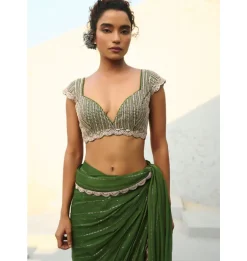 Juliet Pre-Draped Sari Set