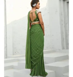 Juliet Pre-Draped Sari Set