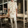 Kaari Open Bandi With Matching Kurta Pajama Set