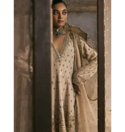 Kalidaar Suit With Dabka And Gota Kurta Set
