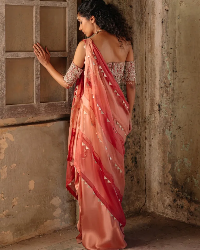Kingri Drape Skirt Set