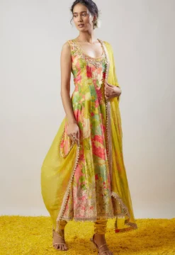 Krisha Anarkali Set