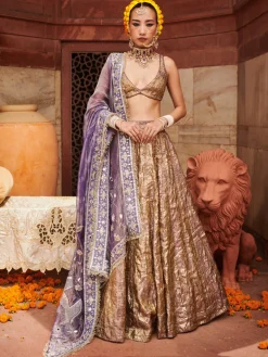 Krishna Kumud Lampi Lehenga Set