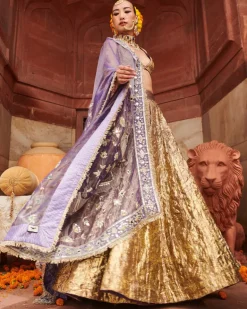 Krishna Kumud Lampi Lehenga Set