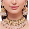 Kundan Flower Necklace Set