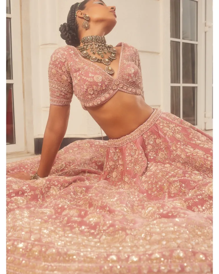 Kundan Lehenga Set