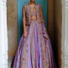 Lavender Jacket Lehenga Set