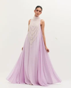 Lavender Mala Maxi Gown