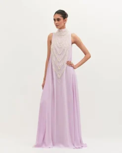 Lavender Mala Maxi Gown