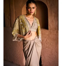 Lehal Wrap Skirt Set