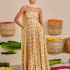 Lemon Tree Tube Maxi Dress