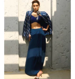 Lena Drape Skirt Set