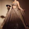 Light Beige Hand Embroidered Lehenga Set