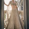 Light Gold Lehenga Set
