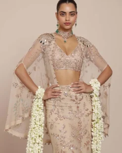 Light Nude Skirt Set