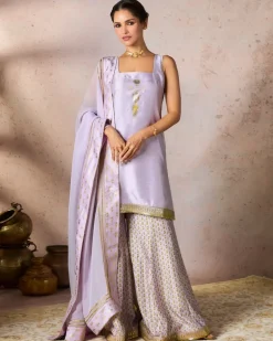 Lilac Pixie Dust Sharara Set