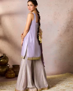 Lilac Pixie Dust Sharara Set