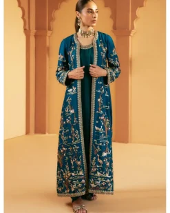 Long Borgia Jacket And Pinched Skirt Set