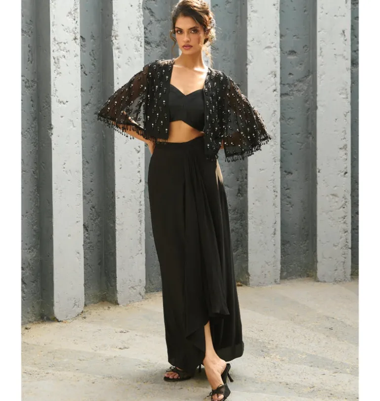 Lucy Drape Skirt Set