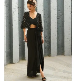 Lucy Drape Skirt Set