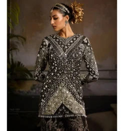 Luxe Noir Jacket Set