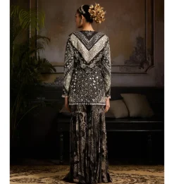 Luxe Noir Jacket Set