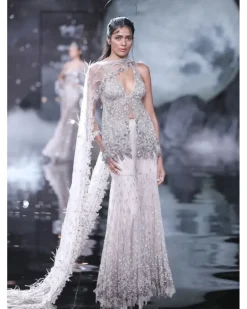Lydia Tulle Gharara Set