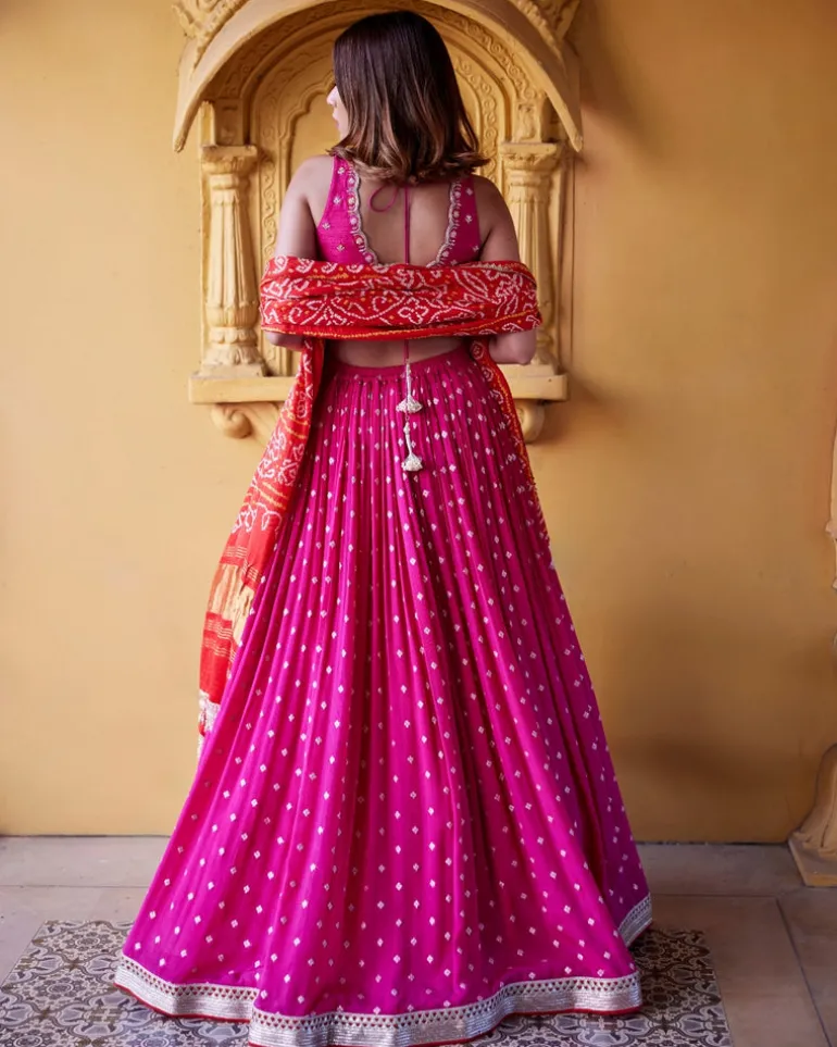 Mala Jamewar Lehenga Set