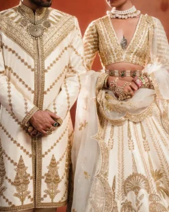 Malai Barfi Lehenga Set