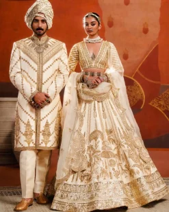 Malai Barfi Lehenga Set