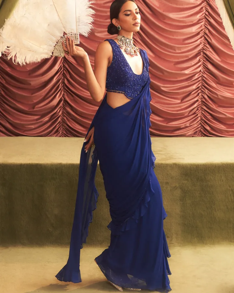 Mallika Concept Sari Set
