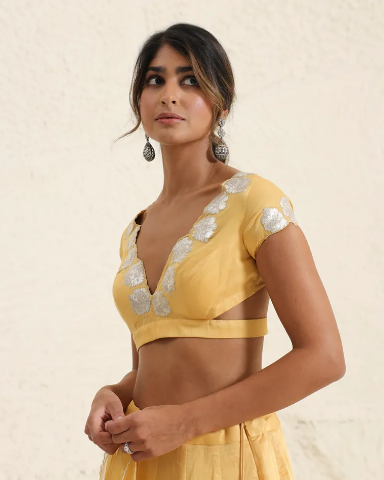 Mango Yellow Lehenga Set