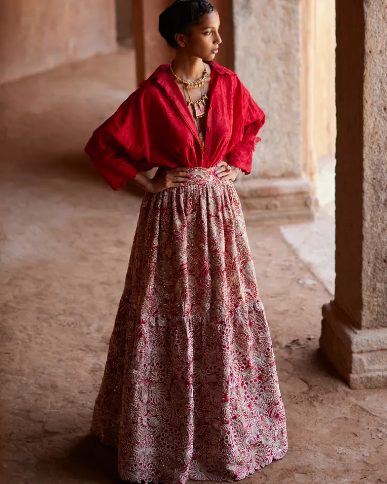 Manjari Lehenga Set