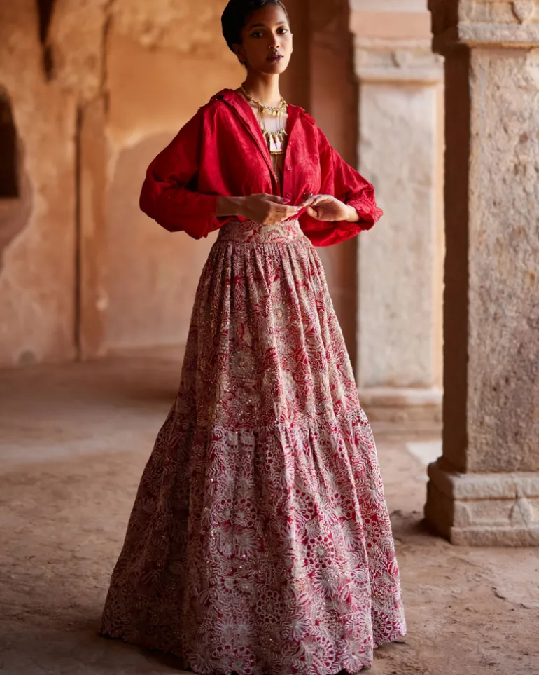 Manjari Lehenga Set