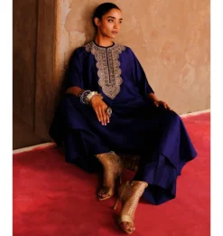 Mannat Zardozi Embroidered Kaftan Set