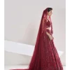 Maroon Sequin Lehenga Set