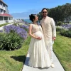 Maternity Ivory Meadow Lehenga