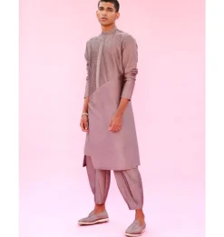 Mauve Graph Kurta Set