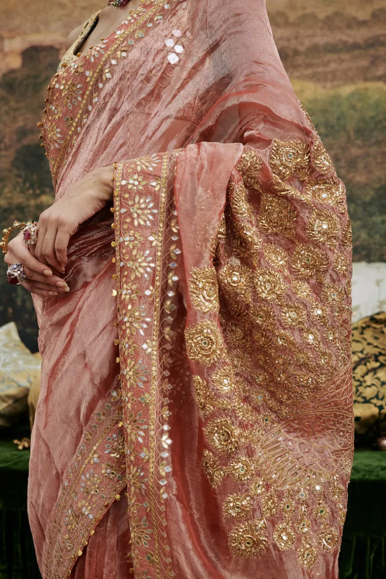 Mayur Shilp Sari Set