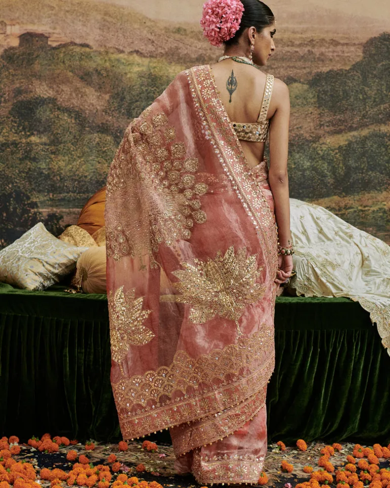Mayur Shilp Sari Set