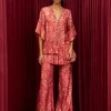 Melody Frill Top Pants Set