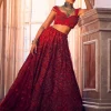 Merlin Rose Lehenga Set