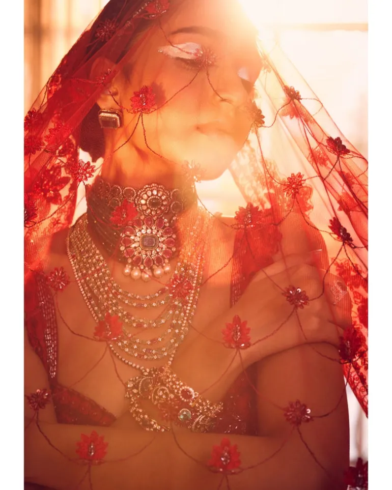 Merlin Rose Lehenga Set