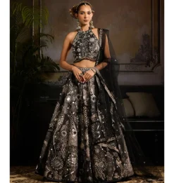 Midnight Spark Lehenga Set