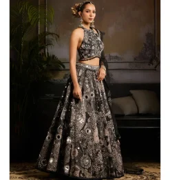 Midnight Spark Lehenga Set