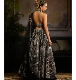 Midnight Spark Lehenga Set