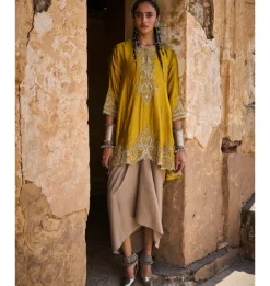 Miha Tunic with Wrap Skirt Set