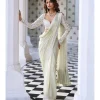 Mint Green Draped Dori Sari