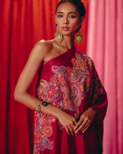 Mir One Shoulder Kaftan